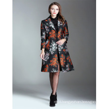 Autumn Fashion Embroidered 2017 Ladies Long Trench Coat
